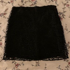 Black Mijo Lace Skirt (new)